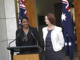 Aborigène au parlement